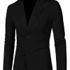 Men * | Coupon Lars Amadeus Men'S Casual Sports Coat Slim Fit Lightweight Knit Blazer