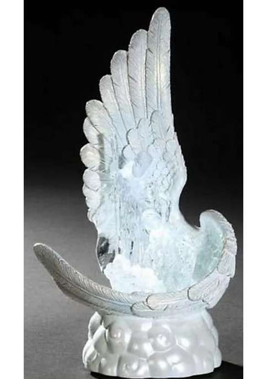 Home * | New Roman 9.75 And White Holy Family In Angel Wing Christmas Figurine Clear