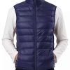 Men * | New Lars Amadeus Men'S Winter Lightweight Packable Zip Up Sleeveless Padded Puffer Vest