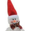 Home * | Top 10 Roman 8 And White Snowman With Santa Hat Christmas Ornament Red