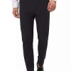 Men * | New Lars Amadeus Men'S Cropped Pants Slim Fit Flat Front Prom Business Striped Dress Pants