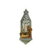 Home * | Buy Roman 6.25 And Brown Fontanini Holy Family Mirrored Arch Christmas Nativity Ornament Silver