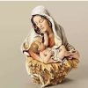 Home * | Best Pirce Roman 6.75 Joseph'S Studio Madonna With A Child'S Touch Religious Table Top Bust Decoration Brown